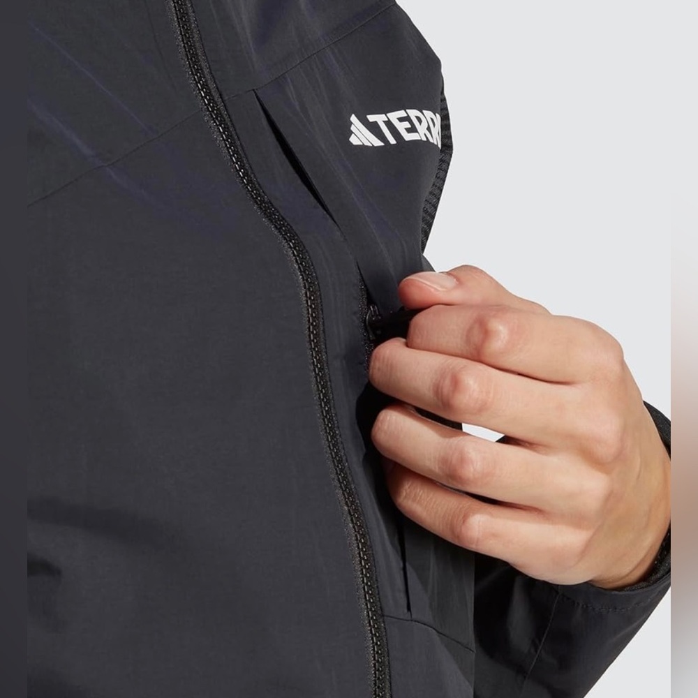 Adidas Women’s Terrex Xperior Hybrid Rain Jacket - Picture 8 of 11
